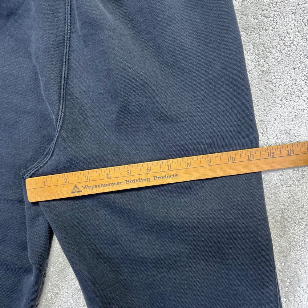Nike Sweatpants Womens XS Black Faded Solo Swoosh Joggers Thick Heavy Fleece - Picture 15 of 16